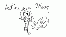 Doodle of pony