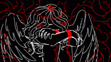 stuck in thorns
