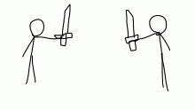 Omg good sword fight