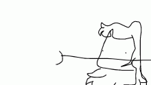 I drew with a mouse