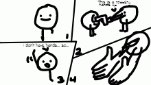 when you try to rob a disabled guy