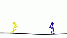 blue vs yellow