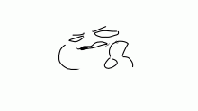 yo, there is a person on drawn
