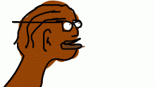 My friend as a sock puppet
