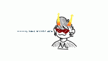 he thinks hes cool but