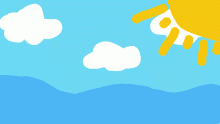 sunny ocean