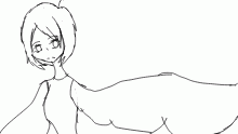 arm winged girl oc