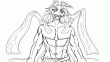 dude with fangs