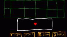 A Undertale battle background