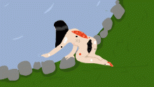 Koi person .   *NUDE WARNING*