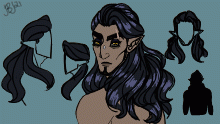 Mors' new hairstyle (concept art)