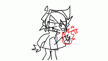Drawing him makes me feel powerful
