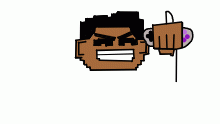 pixel me holding a snes controller