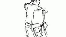 Drawing of a random person in class