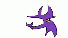 she offers a purple banana