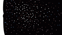 Beautiful night with different star