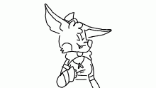 doodle of my fren chewydagoat