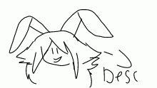 Bunny oc drawing (desc)