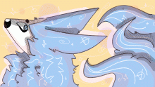 fluffy ice doggo
