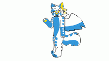 tried to draw my fursona