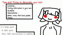 TDFC | Tips and Tricks for your bio