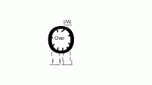 K round but text