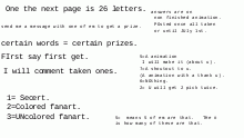 PIck a letter for FREE prizes.