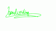 handwriting samples