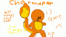 charmander is gone.................