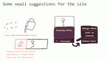 Some drawn suggestions!