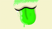 tongue doodle