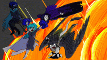 Villain group having some fun XD