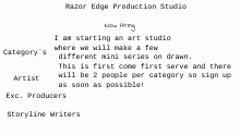 NOW HIRING!!! (reminder =)