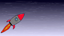 Blast off!