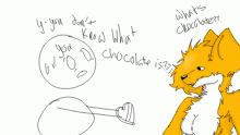 "Whats chocolate??"