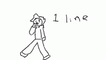 1 line every second and layer