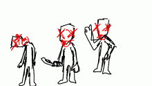 3 mindless monsters