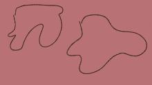 Make faces with these shapes.