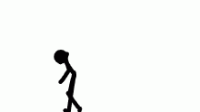 stickman animated on ones