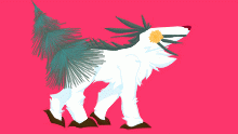 snow biome flower hound design