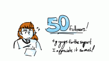 So I'm already at 52 followers,,,