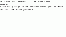 URL SHORTNER OF DOOM