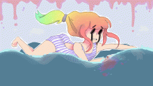 swimming well but still drowning
