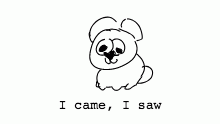 I came, I saw
