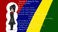 Rowan Fox Info sheet!