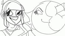 Ena and moony wip 😳