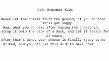 Now Remember Kids...