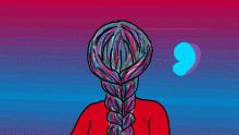 hair with a braid