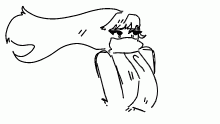 hair is fun to draw