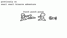 Snail snail bizarre adventure 3